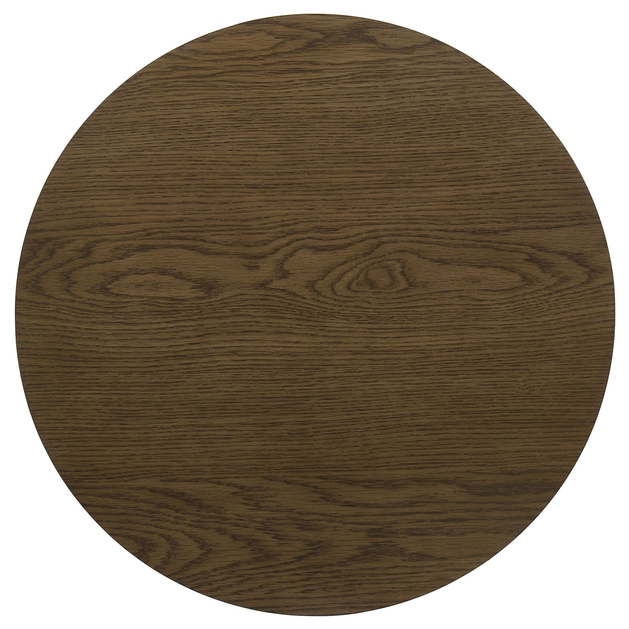 Kessler 2-piece Round Sculptural Wood Coffee Table Set Brown