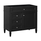 Bathroom Vanity With 2 Drawers And Tip-Out Drawer, Storage Cabinet