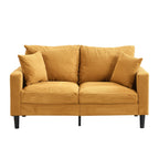 Modern Upholstered 2 Piece Sofa Set With 3 Seater And 2 Seater