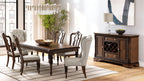 Upholstered Wing Host Chair - Light Gray