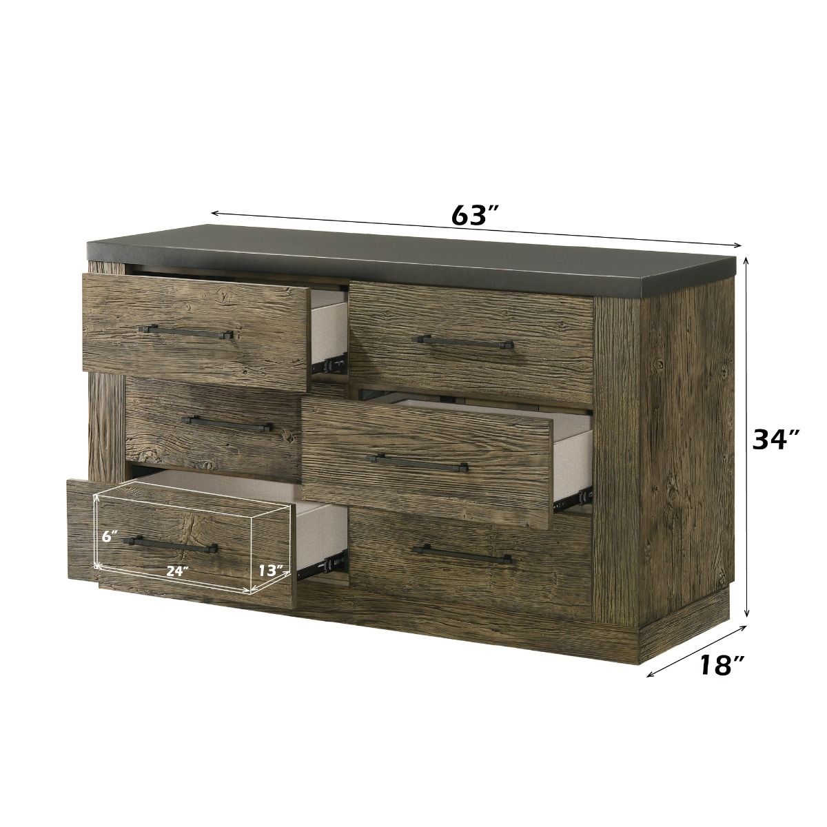 Lance - Dresser - Tree Bark