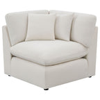 Hobson 5-piece Upholstered Modular Sectional Sofa Ivory
