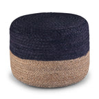 Lydia - Handcrafted Round Pouf