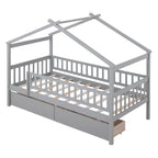 House Bed With 2 Drawers