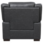 Arabella Upholstered Padded Arm Accent Chair Grey