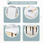 Versatile Dining Chairs With Comfortable Design And Metal Legs