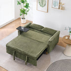 Pull Out Sofa With Movable Tabletop And USB Ports
