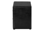 Nightstand, Storage Drawer Versatile Use, Upholstered, Transitional