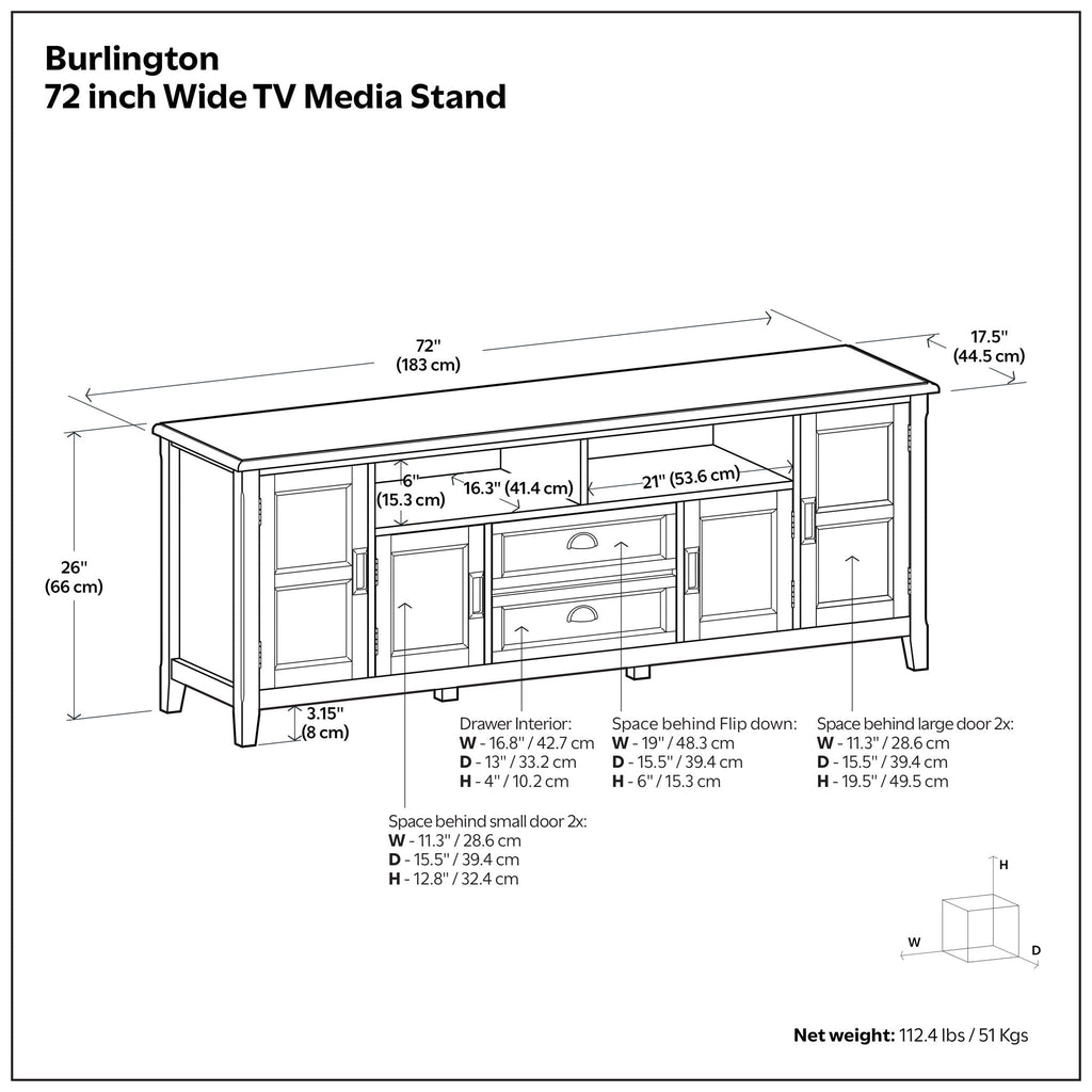 Burlington - TV Media Stand