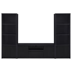 Winfield 3-piece Entertainment Center 60-inch TV Stand Black