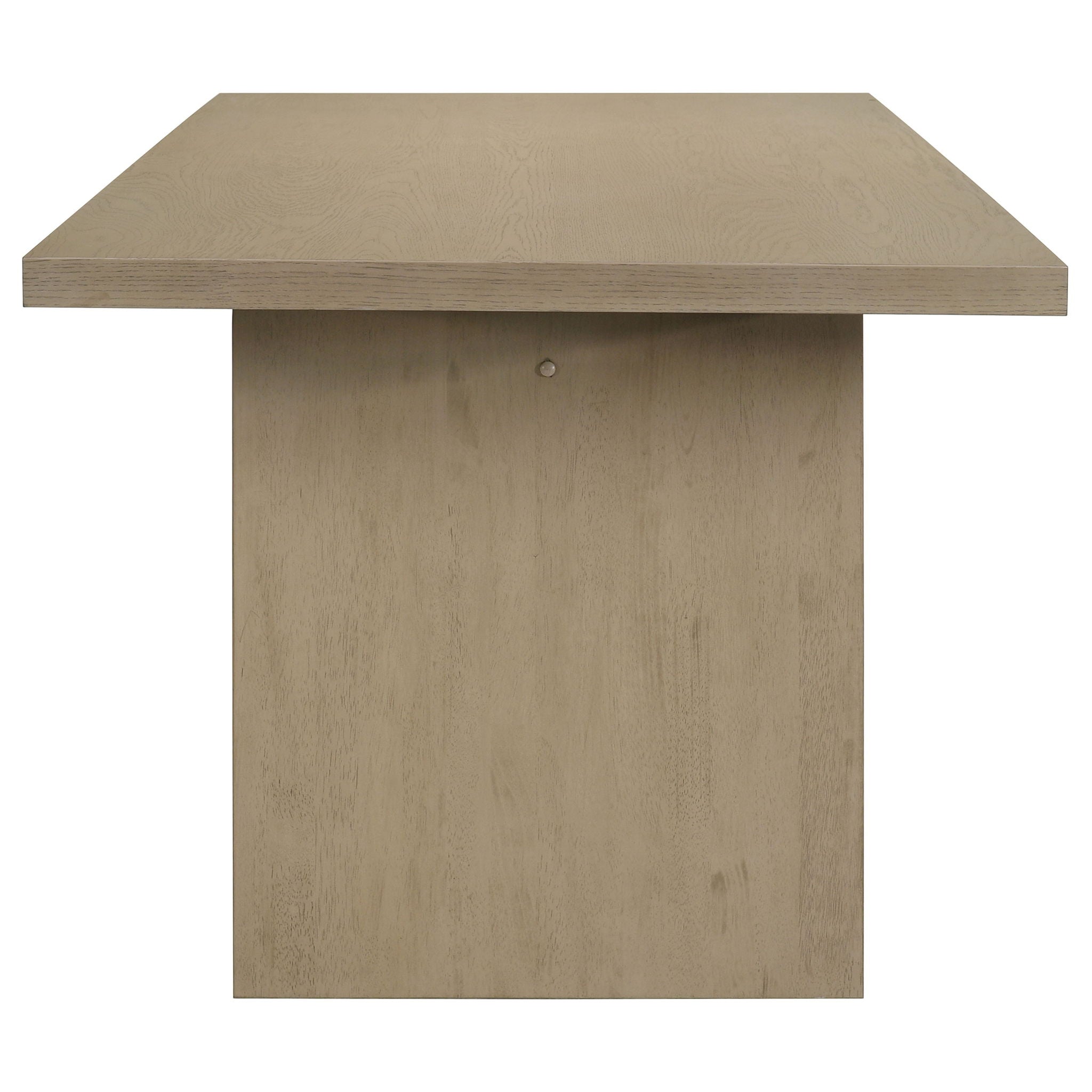 Decker 7-piece 82-inch Rectangular Dining Set Cream and Natural Oak