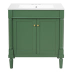 Bathroom Vanity Cabinet With Sink, Soft Close Doors, Storage Cabinet