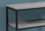 Accent Console Table For Entryway, Contemporary & Convenient Design - Gray