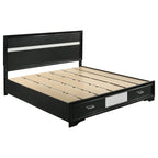 Miranda 4-piece Eastern King Bedroom Set Black