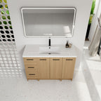 Floating Bathroom Vanity With Sink, Modular Cabinet