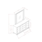 Star - Dresser - White