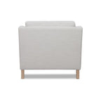 Chair With High Track Arms - Beige