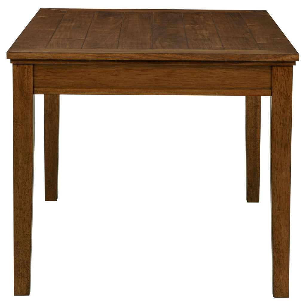 Atwood 5-piece Rectangular Wood Dining Set Warm Brown
