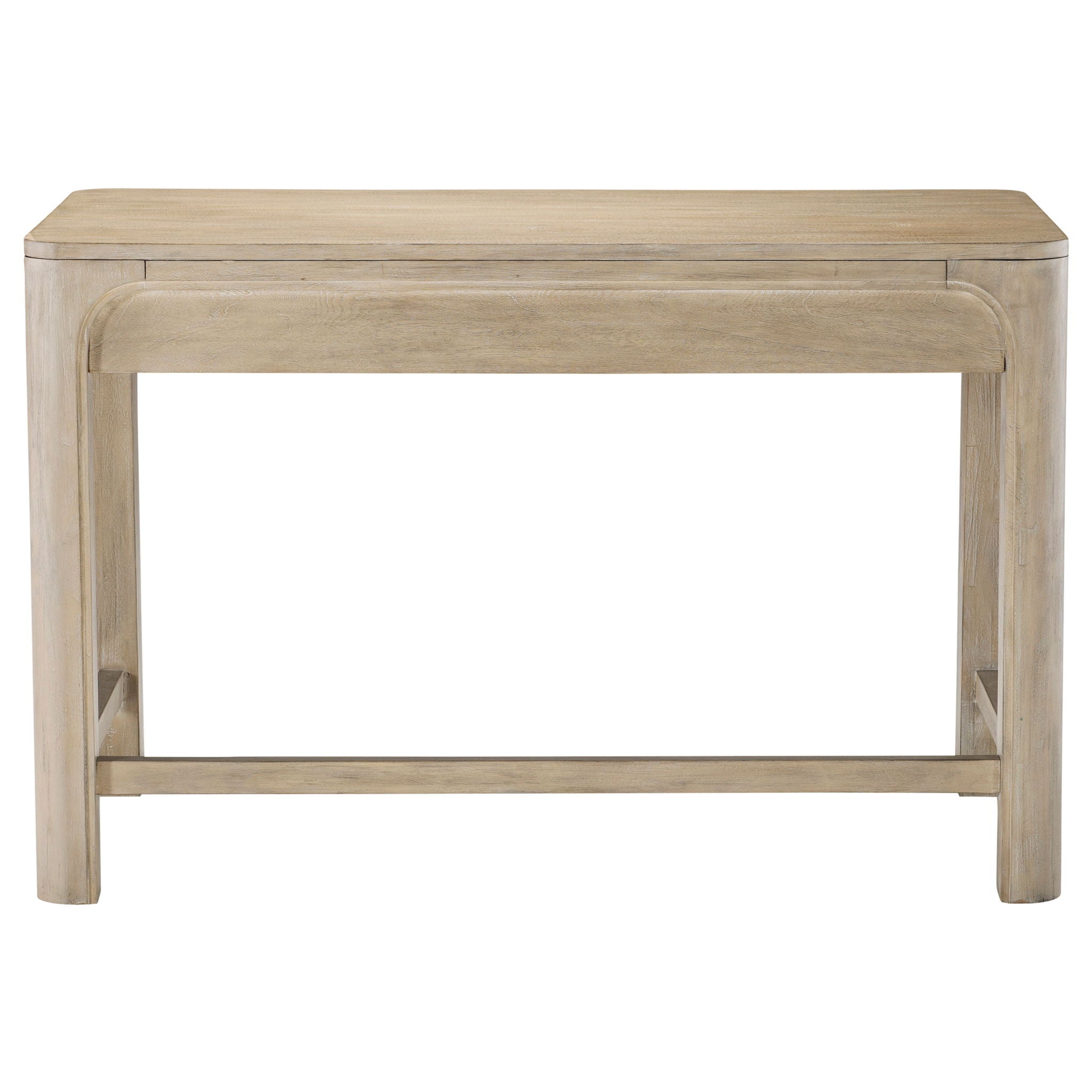 Solano 2-drawer Makeup Table Vanity Desk Weathered Mango