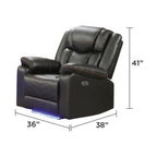 Challenger - LED Power Recliner Chair