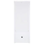 Jude 3-shelf Engineered Wood Media Tower High Gloss White