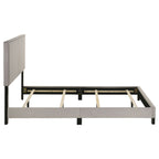 Boyd Upholstered Queen Panel Bed Ivory