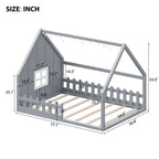 House Bed With Window And Fence
