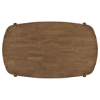 Dortch 7-piece Oval Solid Wood Dining Set Walnut
