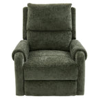 Manual Recliner Massage Chair With Swivel Rocker, 8 Massage Modes, Side Storage Pocket