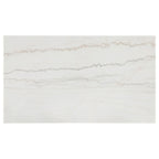 Averill 72-inch Rectangular White Marble Top Dining Table Coffee Bean