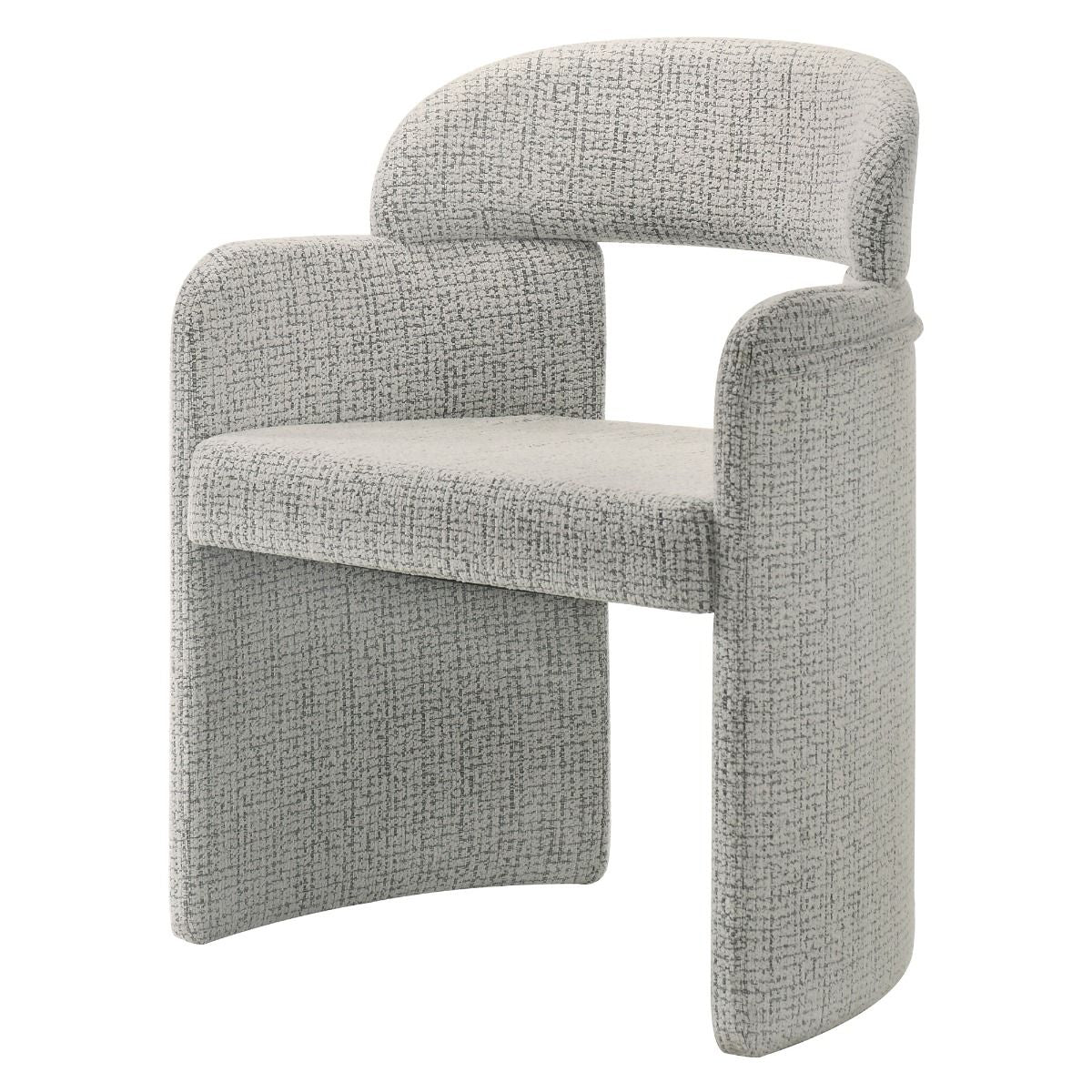 Kyree - Arm Chair (Set of 2) - Chenille & Walnut
