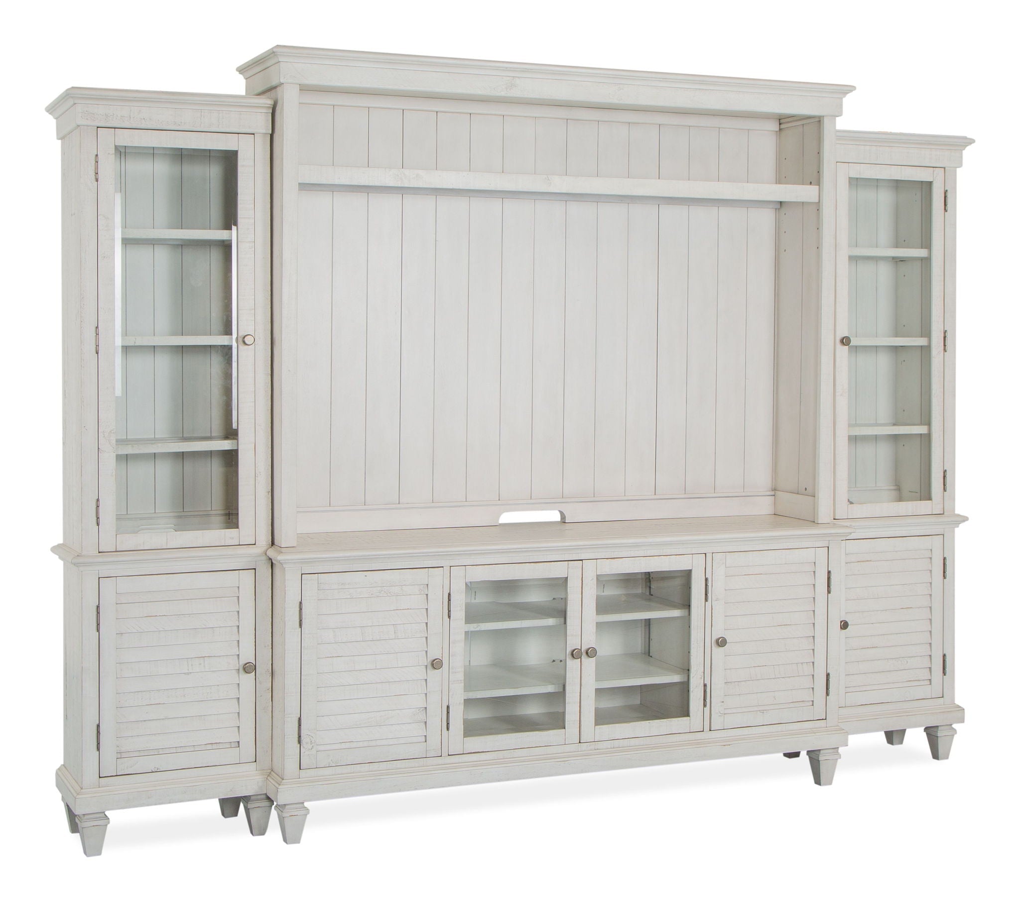 Newport - Wood Hutch - Alabaster