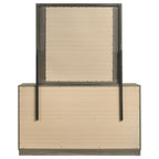 Fenwick 9-drawer Dresser with Mirror Grey Oak