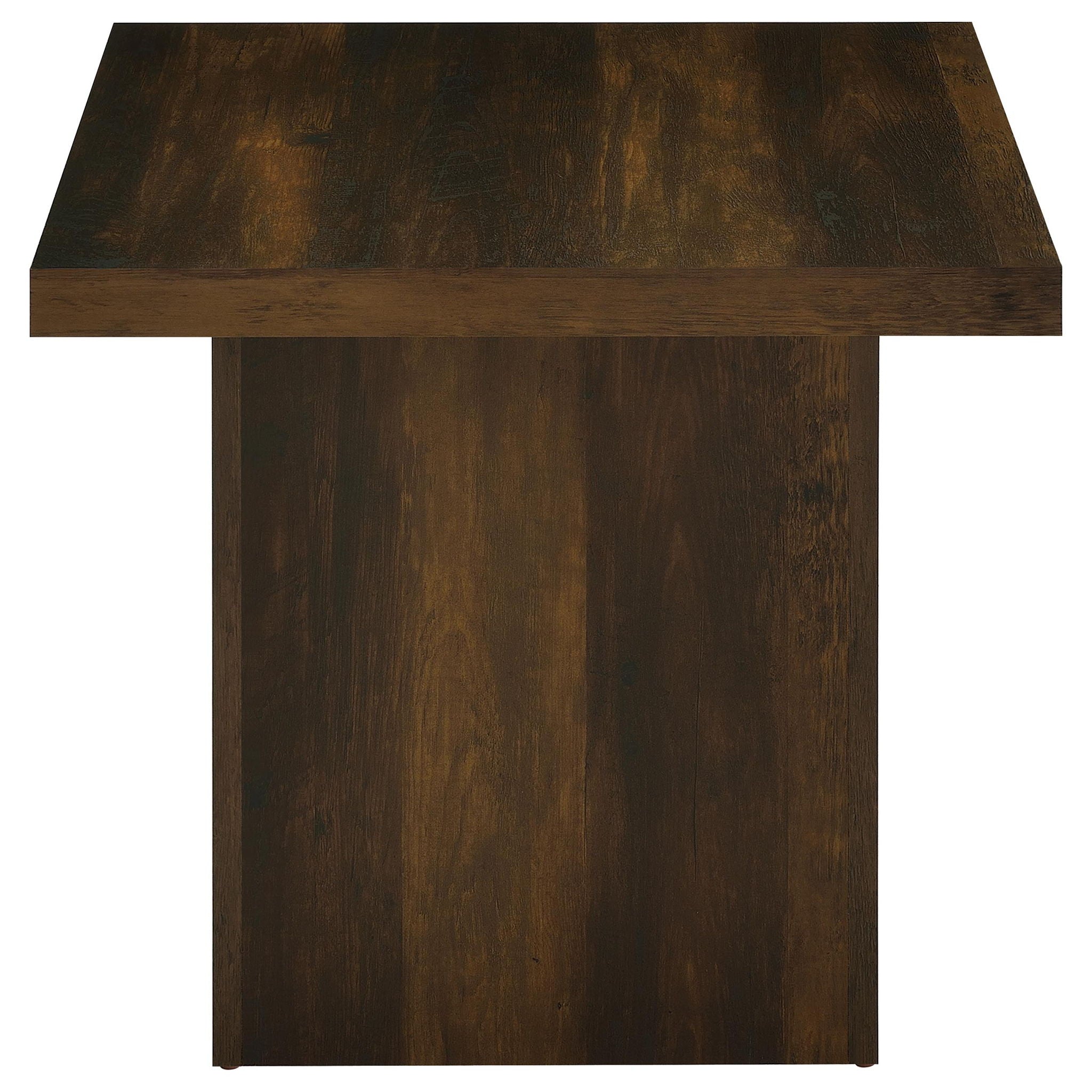 Devar 3-piece Square Coffee and End Table Set Dark Pine