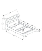 Bed Upholstered Look