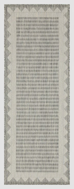 Sunshine - 5'3" X 7'3" Indoor & Outdoor Area Rug - Silver - Polypropylene