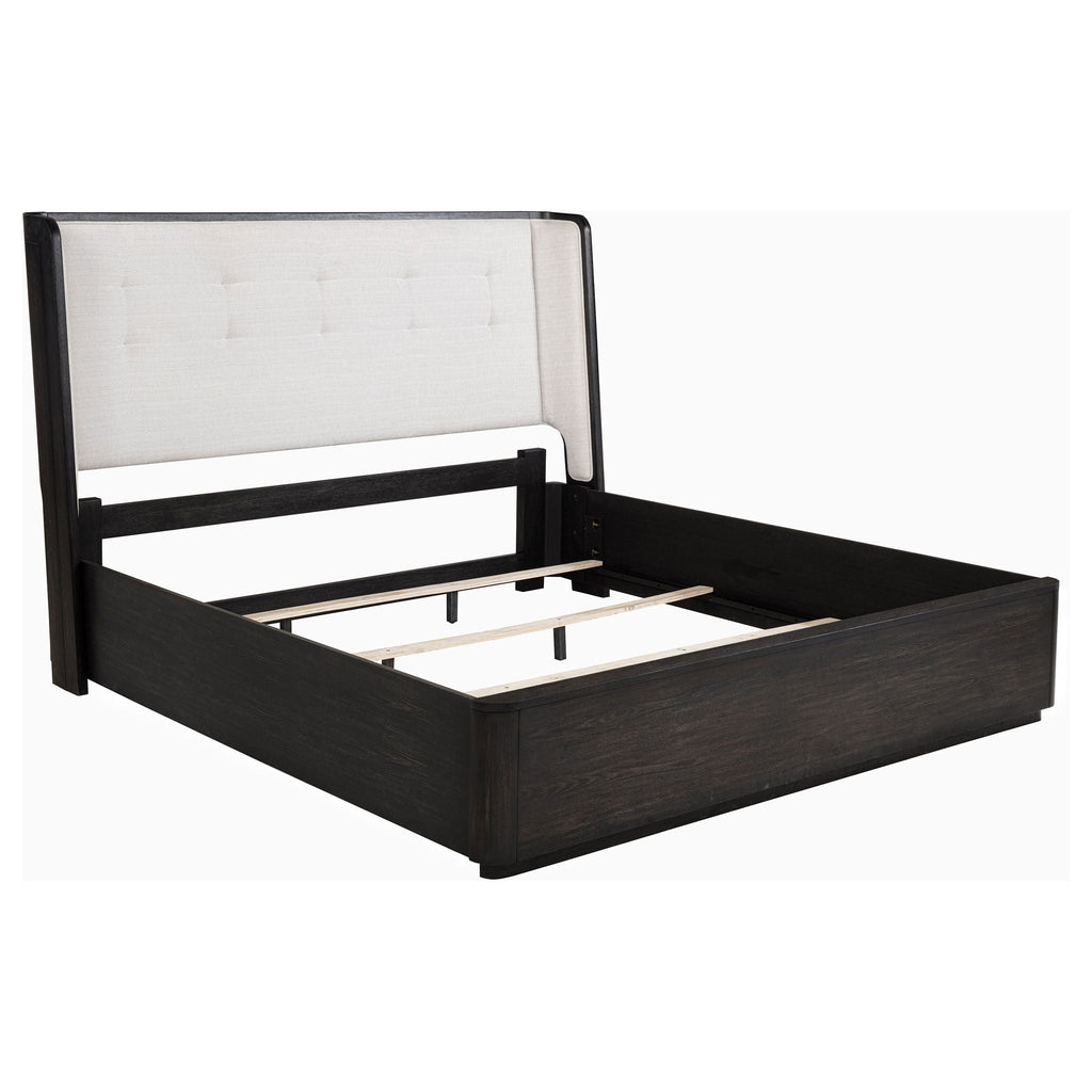 Leandro 5-piece California King Bedroom Set Burnished Black