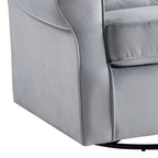 Glider Chair With Swivel - Gray