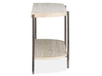 Jennings - Demilune Sofa Table - Edgecomb Gray And Weathered Antique Nickel