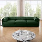 Stylish Sofa With Storage Seat And Cylindrical Backrest