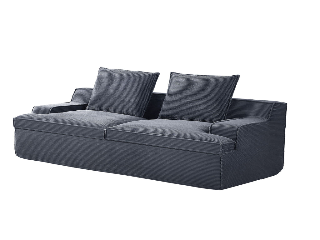Nimbus - Oversized Full Foam 4 Seater Couch For Living Room Upholstered In Soft, Wide Armrests