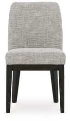 Burkhaus - Dining UPH Side Chair (Set of 2) - Beige / Dark Brown
