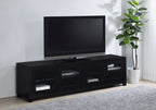 Sachin 4-door Engineered Wood 79-inch TV Stand Black