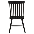 Andrews 5-piece Round Dining Table Set Light Ash and Black
