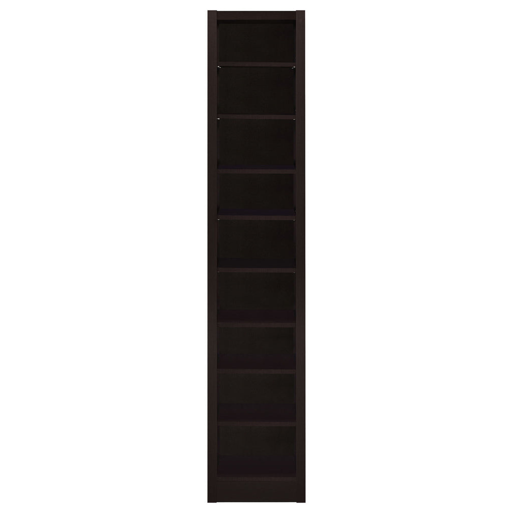 Eliam 71-inch 8-shelf Bookcase Cappuccino