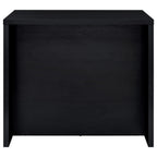 Topanga Engineered Wood Freestanding Home Bar Black