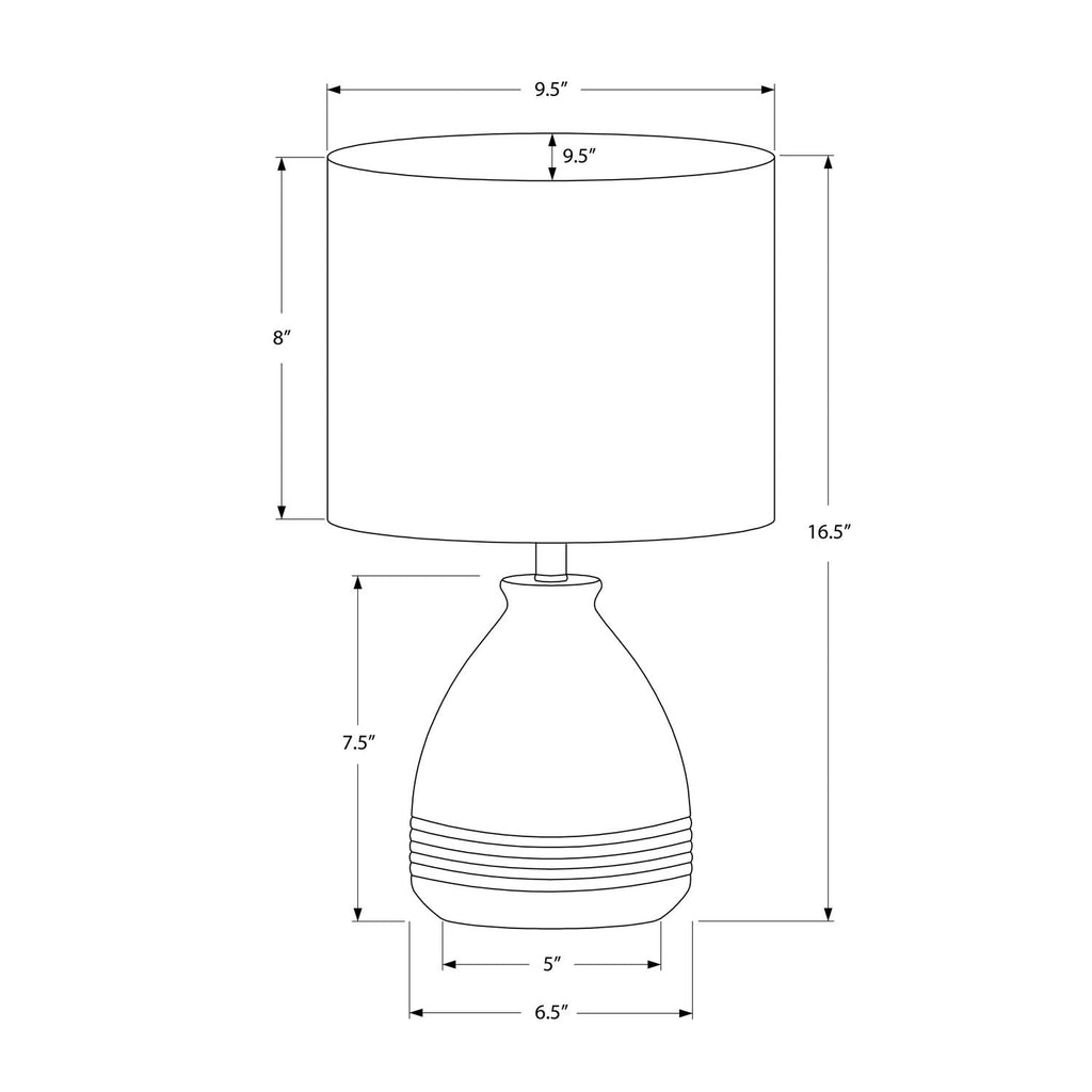 Lighting, Modern Table Lamp - Cream