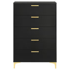 Kendall 5-drawer Bedroom Chest Black