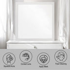 Casilda - Mirror - White