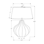 Lighting, Table Lamp, Ceramic, Transitional - Blue